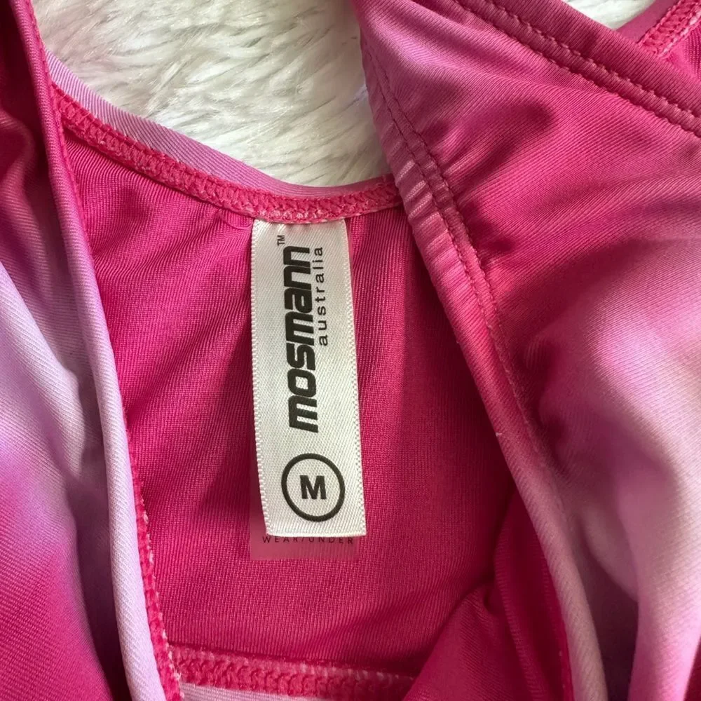Mossman Australia‎ Bikini Swimsuit New Pink Tie Dye 2 Piece Womens Size Medium